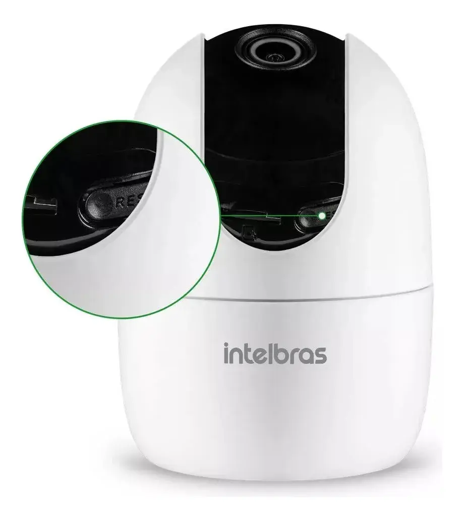 Câmera Inteligente Interna Im4 C + Micro-sd 32 Gb Intelbras - Bivolt 110V/220V