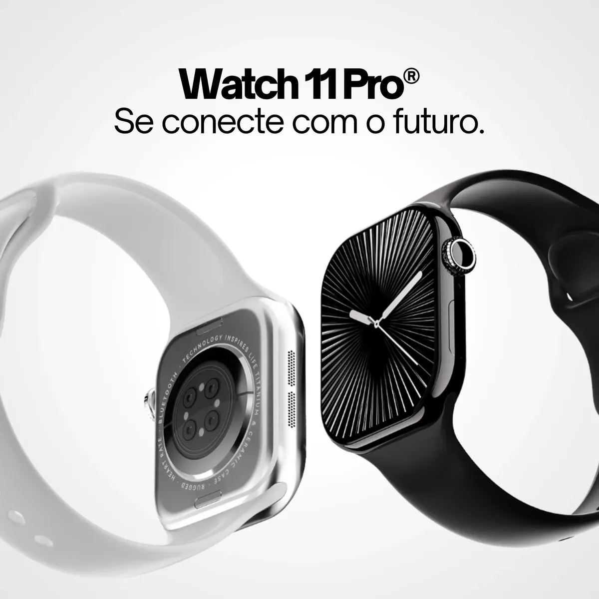 Smartwatch Novo Watch 11 Pro 45mm Gps Prova D'água + Brindes